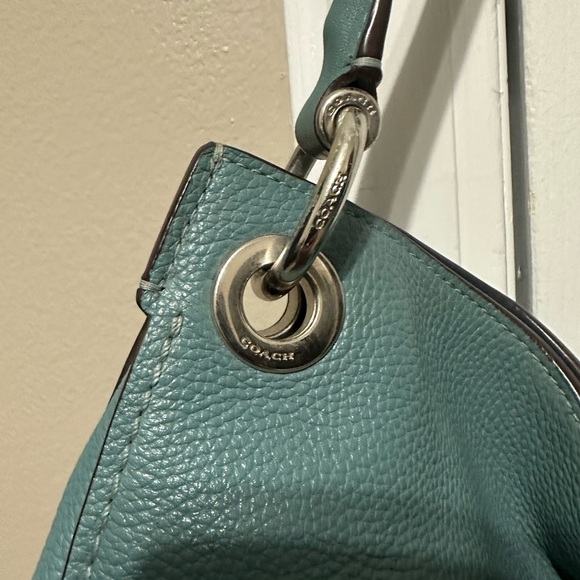 Coach Leather Hobo Bag & Matching Wallet - Picture 4 of 9